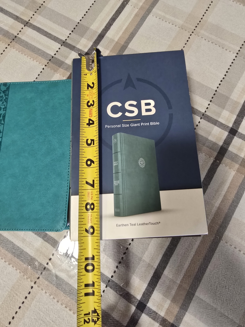 Personal Size Giant Print Bible - Teal LeatherTouch - Picture 9 of 10